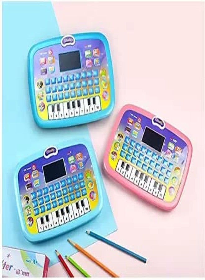 NMII Educational Learning Laptop Computer Toy Tablet with LED Screen Display (Multicolor) - Image 1